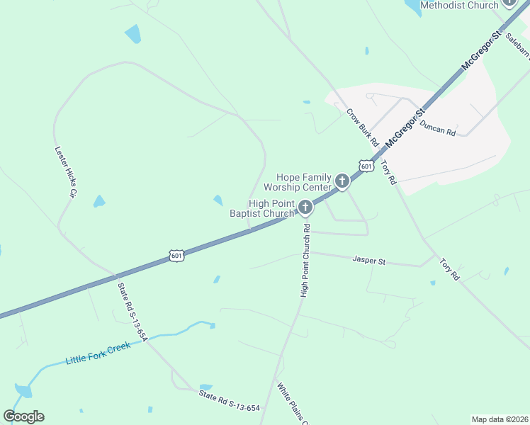 map of restaurants, bars, coffee shops, grocery stores, and more near Highway 9 in Pageland