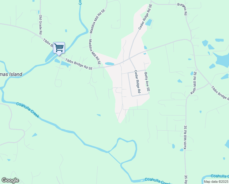 map of restaurants, bars, coffee shops, grocery stores, and more near 728 Keith Road Southeast in Dalton
