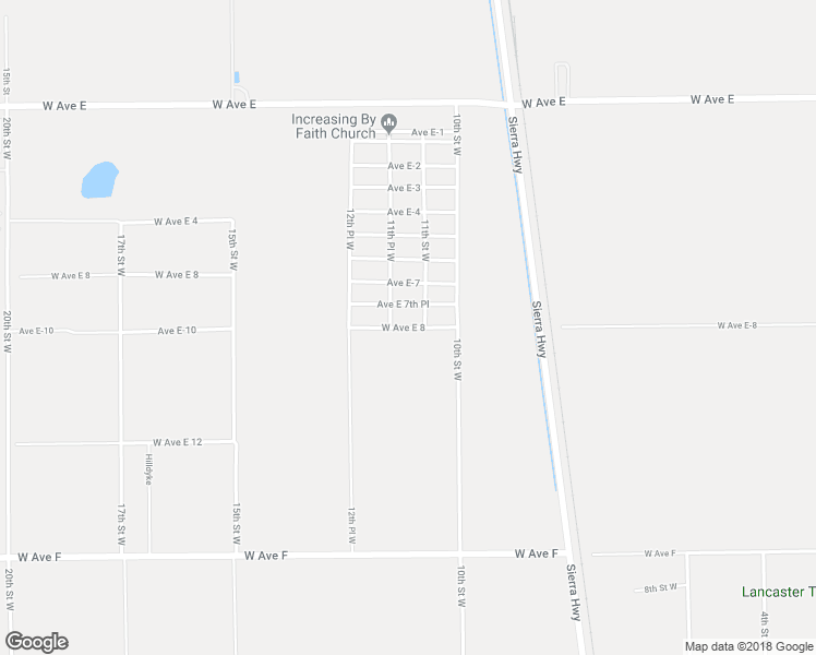 map of restaurants, bars, coffee shops, grocery stores, and more near West Avenue East 8 in Lancaster