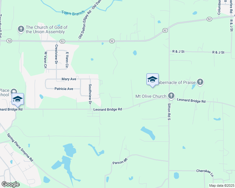 map of restaurants, bars, coffee shops, grocery stores, and more near 143 Coker Drive in Chatsworth