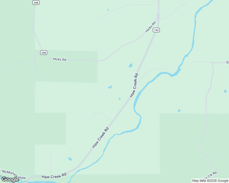 map of restaurants, bars, coffee shops, grocery stores, and more near 52933 Haw Creek Road in Heavener