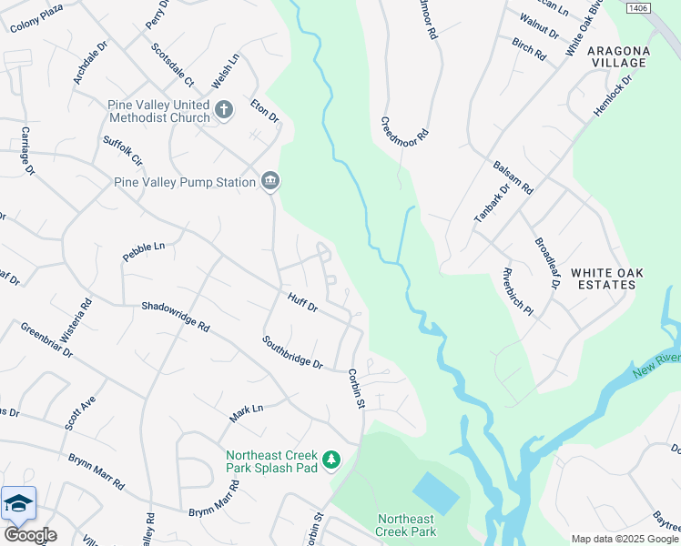 map of restaurants, bars, coffee shops, grocery stores, and more near 210 Fairwood Court in Jacksonville
