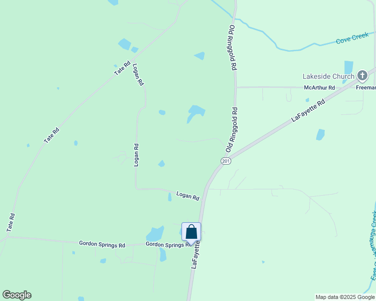 map of restaurants, bars, coffee shops, grocery stores, and more near 1615 Saddlebrook Drive in Rocky Face