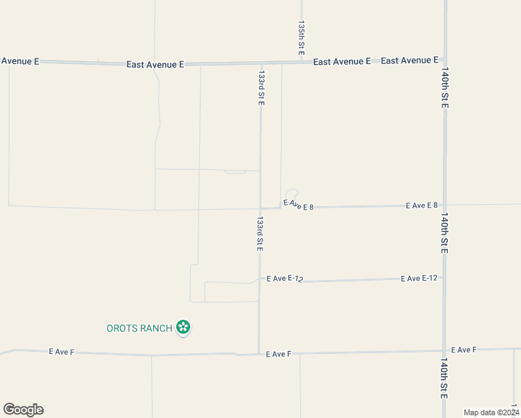 map of restaurants, bars, coffee shops, grocery stores, and more near 133rd Street East in Los Angeles County