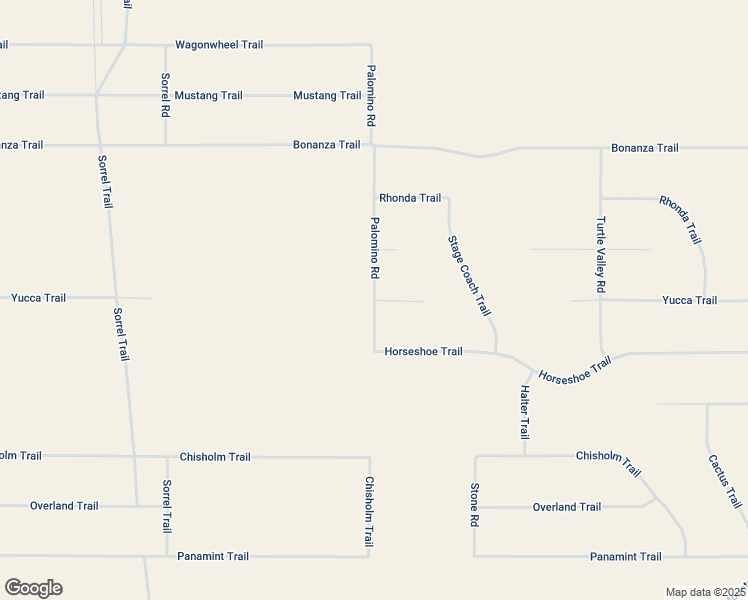 map of restaurants, bars, coffee shops, grocery stores, and more near Yucca Trail in San Bernardino County