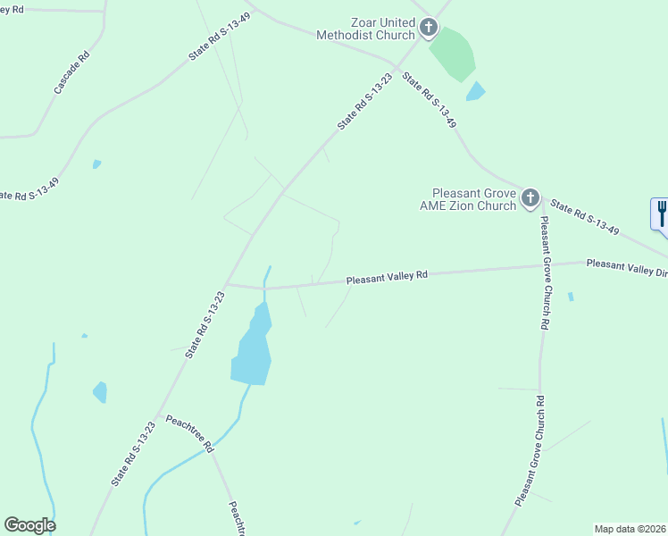 map of restaurants, bars, coffee shops, grocery stores, and more near 341 Pleasant Valley Road in Cheraw