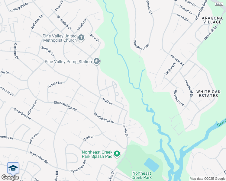 map of restaurants, bars, coffee shops, grocery stores, and more near 703 Timberlake Trail in Jacksonville