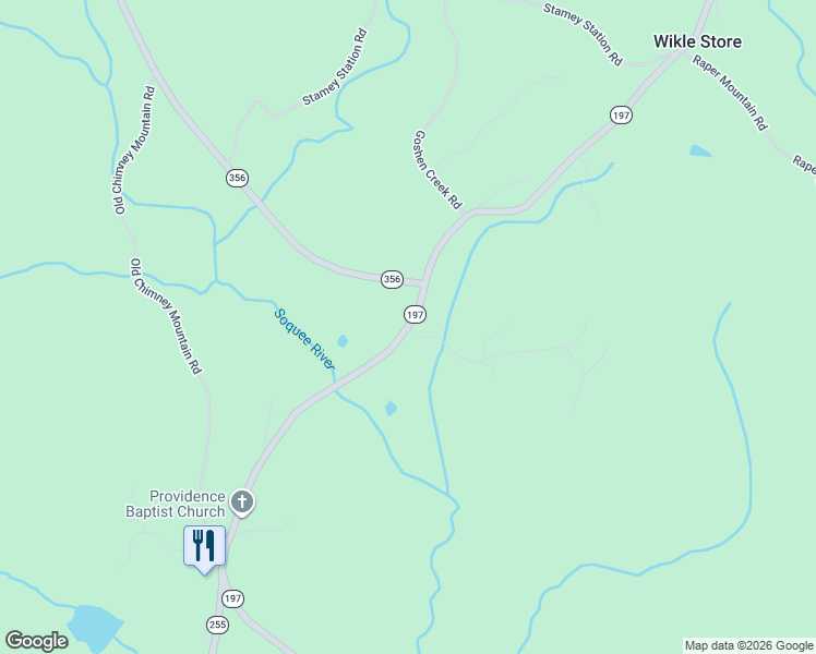 map of restaurants, bars, coffee shops, grocery stores, and more near 12592 Sthwy 197 North in Clarkesville