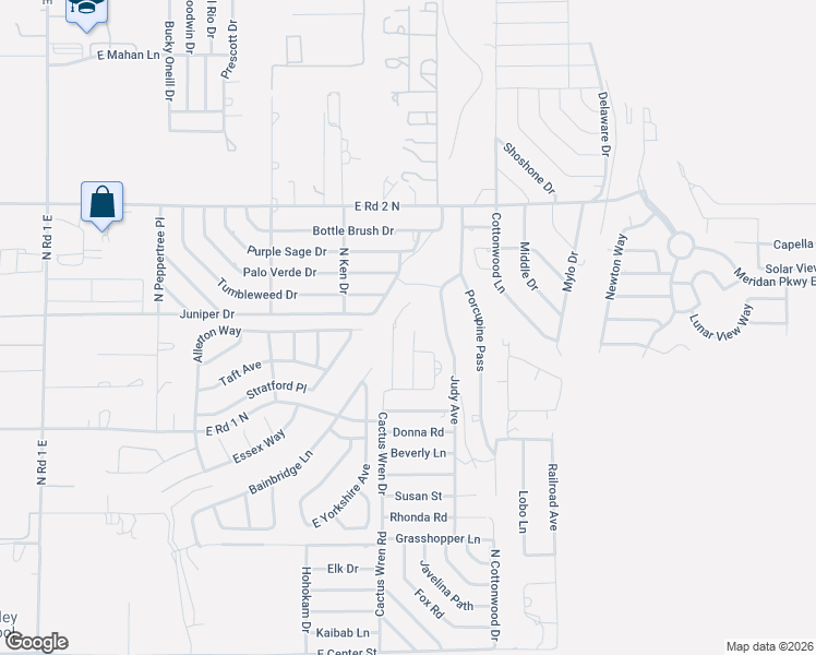 map of restaurants, bars, coffee shops, grocery stores, and more near 785 Ruth Road in Chino Valley