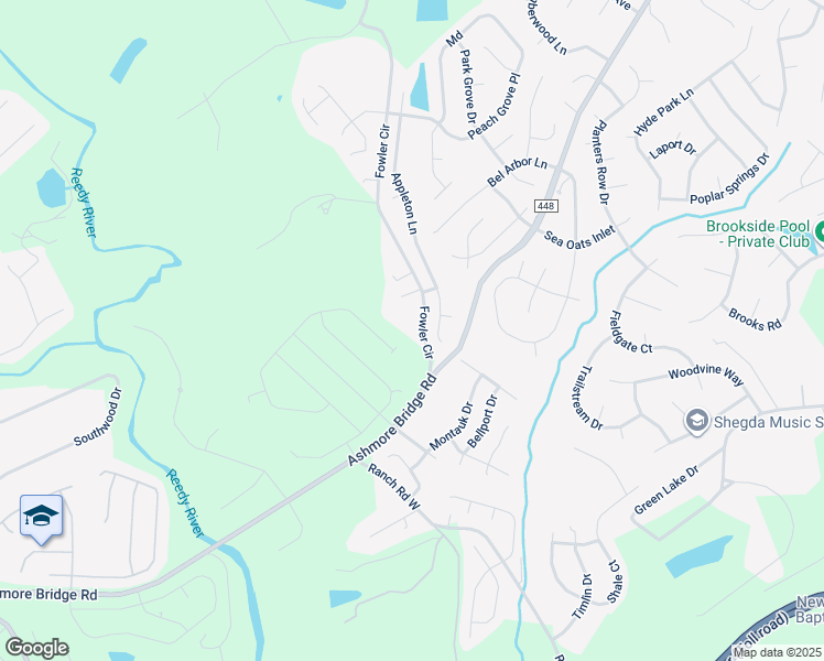 map of restaurants, bars, coffee shops, grocery stores, and more near 840 Fowler Circle in Greenville
