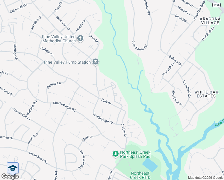 map of restaurants, bars, coffee shops, grocery stores, and more near 707 Timberlake Trail in Jacksonville