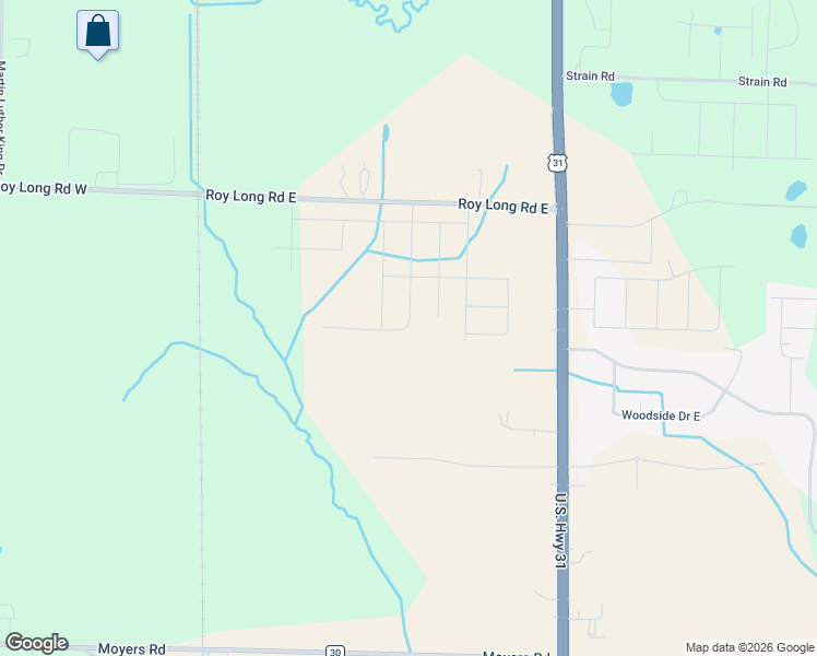 map of restaurants, bars, coffee shops, grocery stores, and more near 150 County Road 40 in Athens