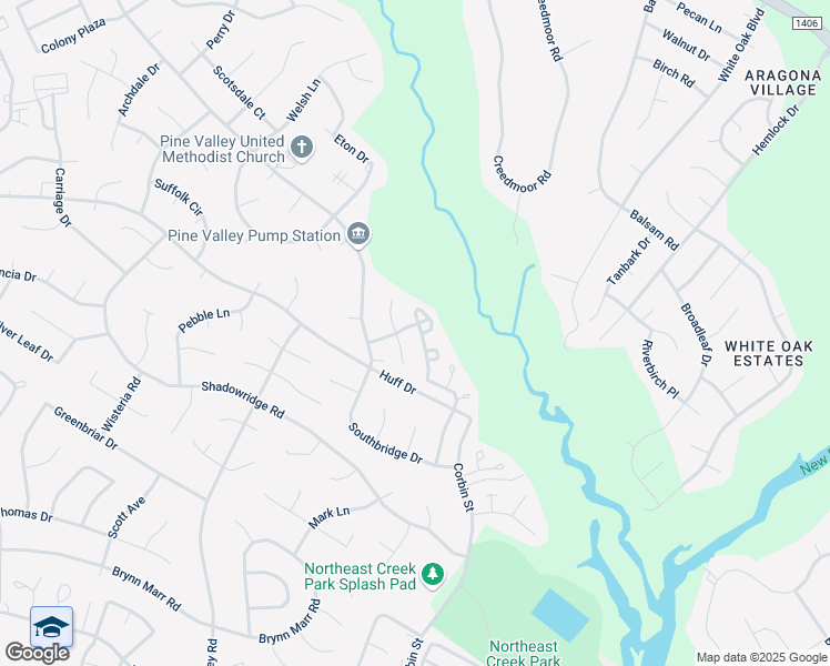 map of restaurants, bars, coffee shops, grocery stores, and more near 803 Timberlake Trail in Jacksonville
