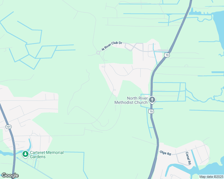 map of restaurants, bars, coffee shops, grocery stores, and more near 232 Taylorwood Drive in Beaufort