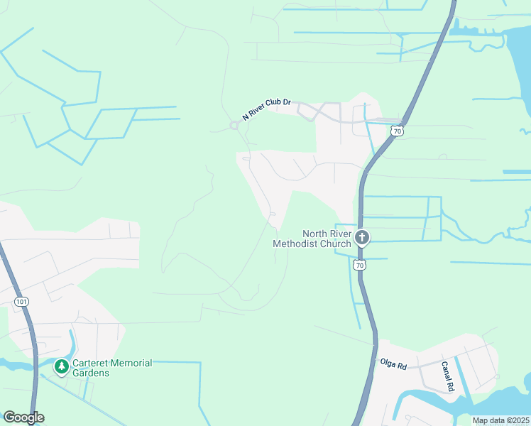 map of restaurants, bars, coffee shops, grocery stores, and more near 232 Taylorwood Drive in Beaufort