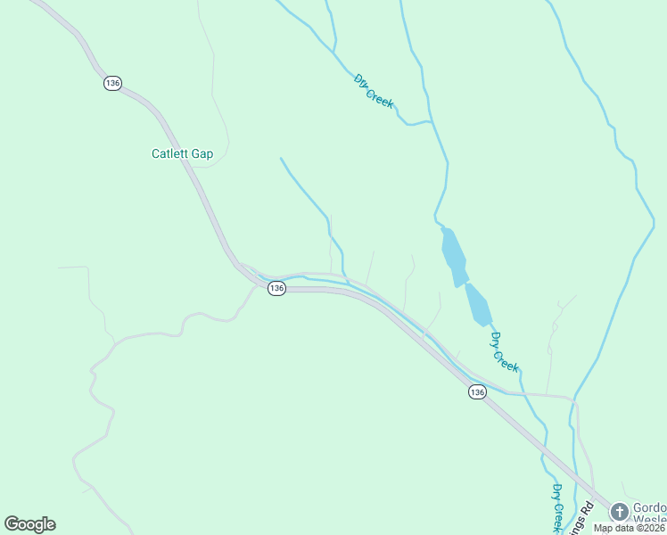 map of restaurants, bars, coffee shops, grocery stores, and more near 19 Castleberry Road in LaFayette