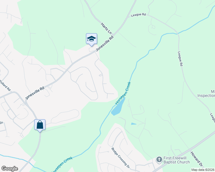 map of restaurants, bars, coffee shops, grocery stores, and more near 6 Saranac Lane in Simpsonville