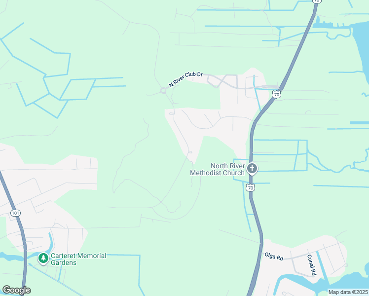 map of restaurants, bars, coffee shops, grocery stores, and more near 230 Taylorwood Drive in Beaufort
