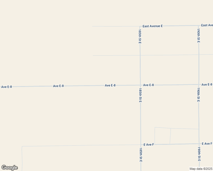 map of restaurants, bars, coffee shops, grocery stores, and more near Avenue E-8 in Los Angeles County