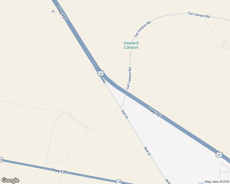 map of restaurants, bars, coffee shops, grocery stores, and more near U.S. 101 in Los Alamos