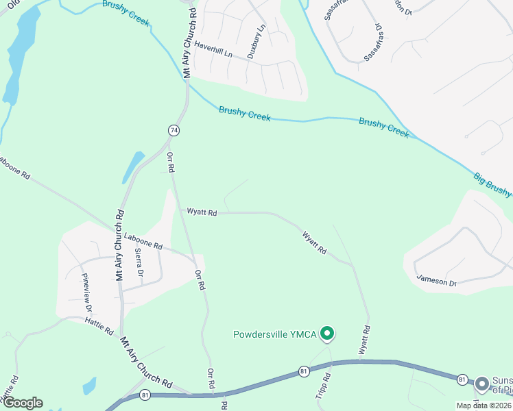 map of restaurants, bars, coffee shops, grocery stores, and more near 401 Wyatt Road in Piedmont