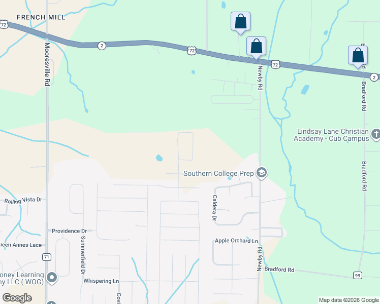 map of restaurants, bars, coffee shops, grocery stores, and more near 25501-25641 Caldera Drive in Athens