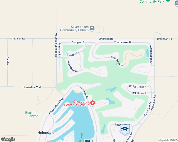 map of restaurants, bars, coffee shops, grocery stores, and more near 14789 Greenbriar Drive in Helendale