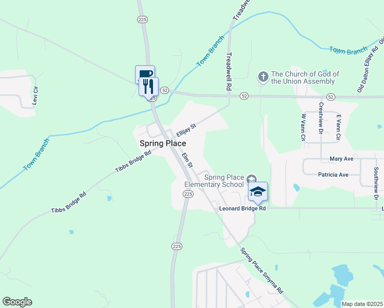map of restaurants, bars, coffee shops, grocery stores, and more near 106 Elm Street in Chatsworth