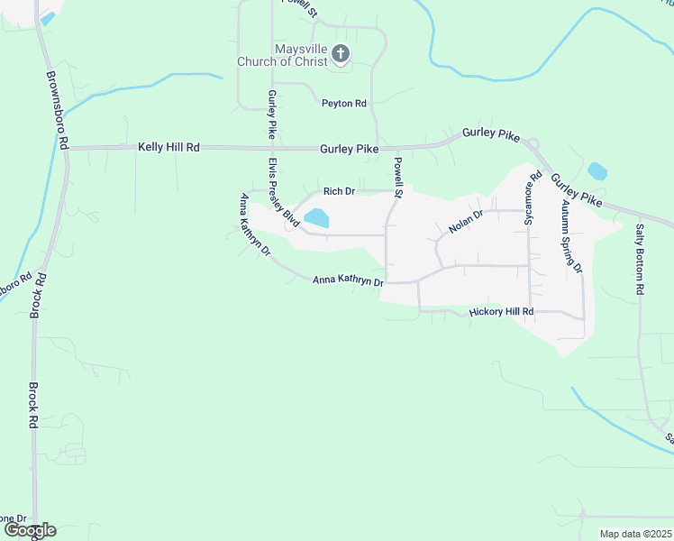 map of restaurants, bars, coffee shops, grocery stores, and more near 134 Anna Kathryn Drive in Gurley