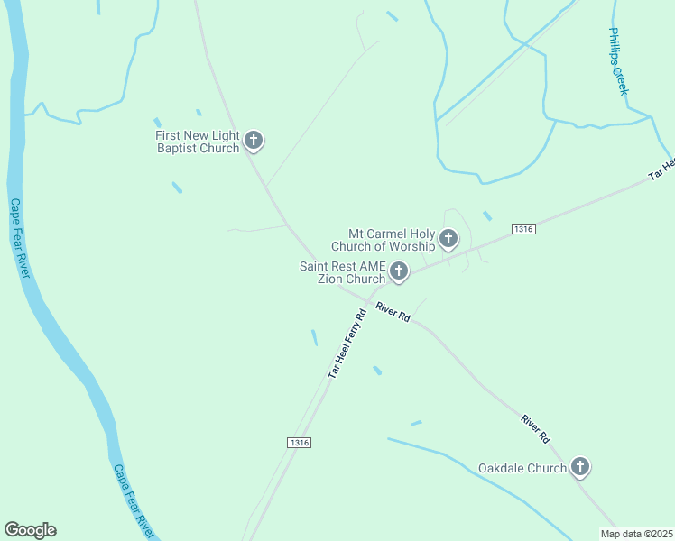 map of restaurants, bars, coffee shops, grocery stores, and more near 4728 River Road in White Oak