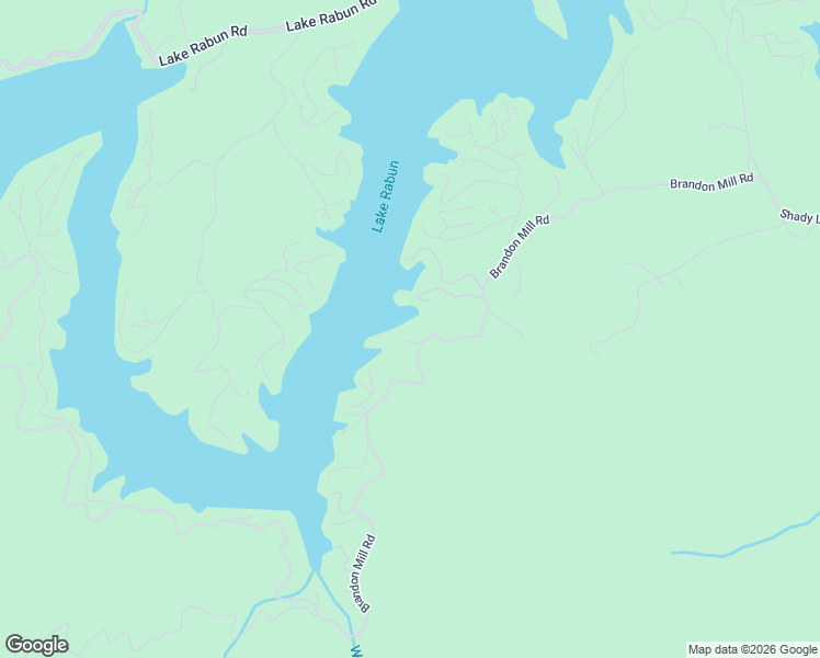 map of restaurants, bars, coffee shops, grocery stores, and more near 980 Brandon Mill Road in Lakemont