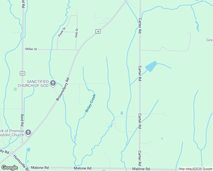 map of restaurants, bars, coffee shops, grocery stores, and more near 16765 Albert Road in Athens