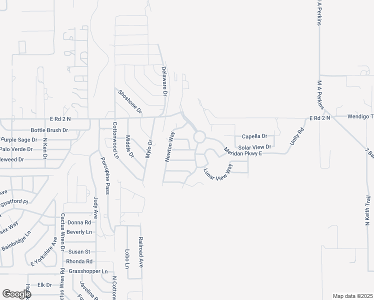 map of restaurants, bars, coffee shops, grocery stores, and more near 2244 Constellation Dr in Chino Valley