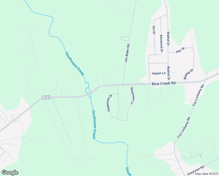 map of restaurants, bars, coffee shops, grocery stores, and more near 1825 Blue Creek Road in Jacksonville