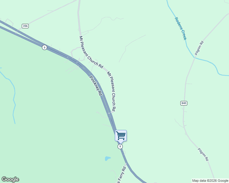 map of restaurants, bars, coffee shops, grocery stores, and more near in Wilksburg