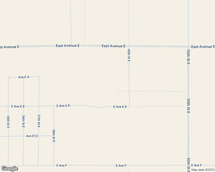 map of restaurants, bars, coffee shops, grocery stores, and more near East Avenue E6 in Lancaster