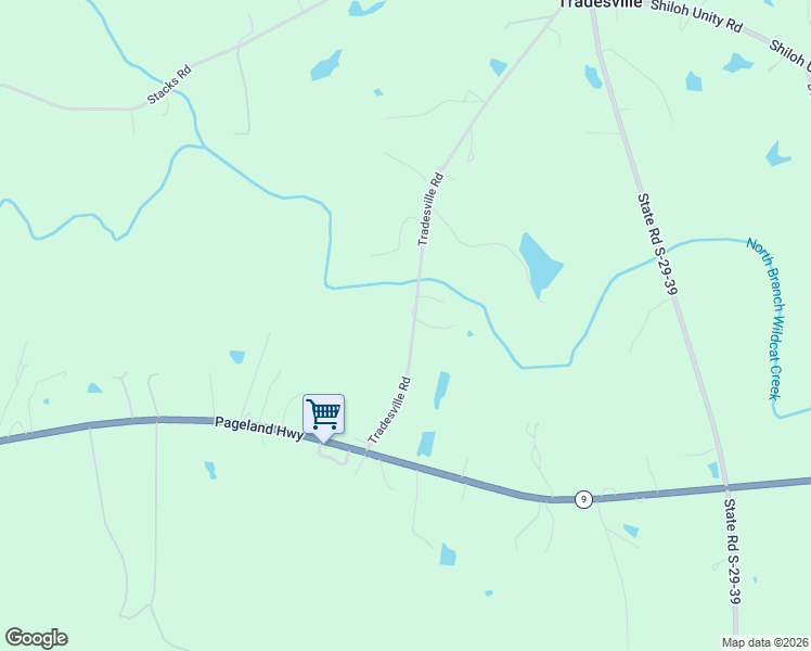 map of restaurants, bars, coffee shops, grocery stores, and more near 1731 Tradesville Road in Lancaster