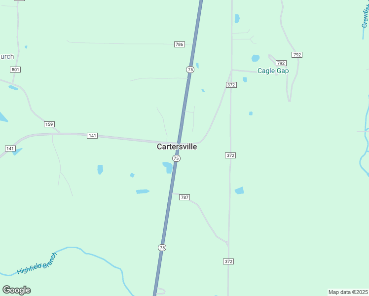 map of restaurants, bars, coffee shops, grocery stores, and more near 4881 Alabama 75 in Flat Rock