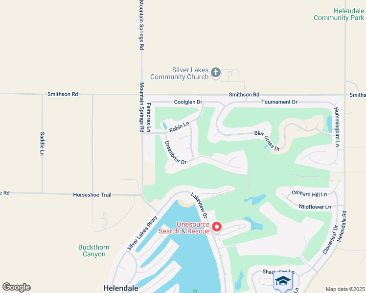 map of restaurants, bars, coffee shops, grocery stores, and more near 14666 Echo Lane in Helendale