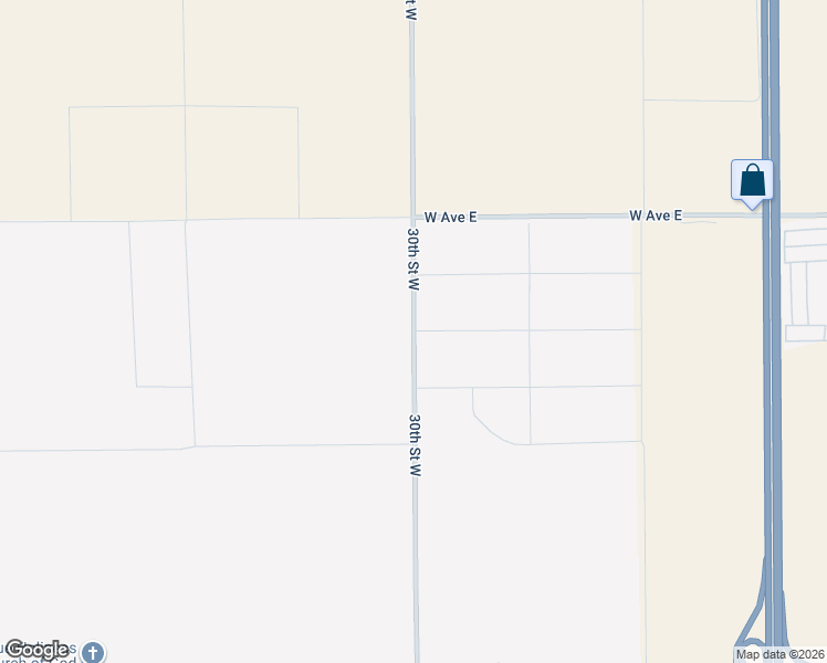 map of restaurants, bars, coffee shops, grocery stores, and more near Avenue E-4 in Lancaster