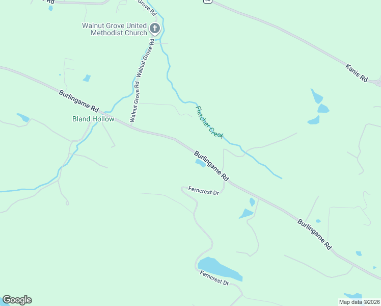 map of restaurants, bars, coffee shops, grocery stores, and more near 17601 Burlingame Road in Little Rock