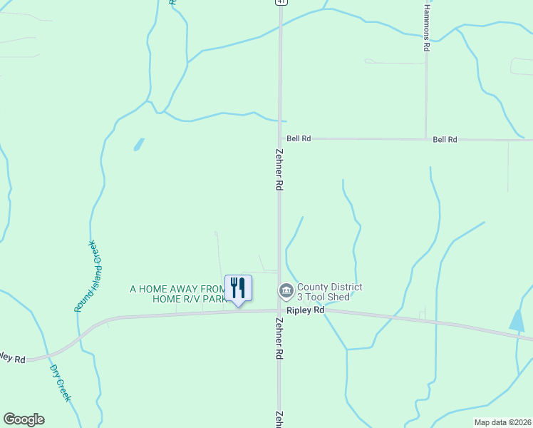 map of restaurants, bars, coffee shops, grocery stores, and more near 13675 Zehner Road in Athens