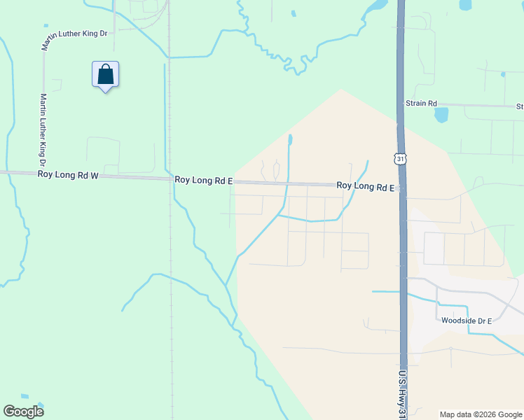 map of restaurants, bars, coffee shops, grocery stores, and more near 133 Roy Long Road East in Athens