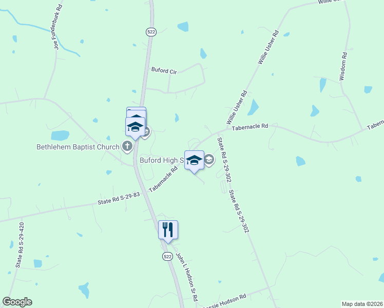 map of restaurants, bars, coffee shops, grocery stores, and more near 4138-4158 State Road S-29-83 in Lancaster