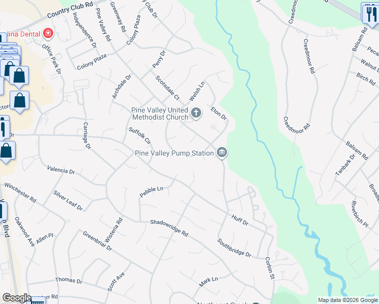 map of restaurants, bars, coffee shops, grocery stores, and more near 824 Welton Cir in Jacksonville