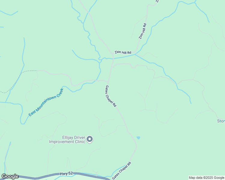 map of restaurants, bars, coffee shops, grocery stores, and more near 920 Gates Chapel Road in Ellijay
