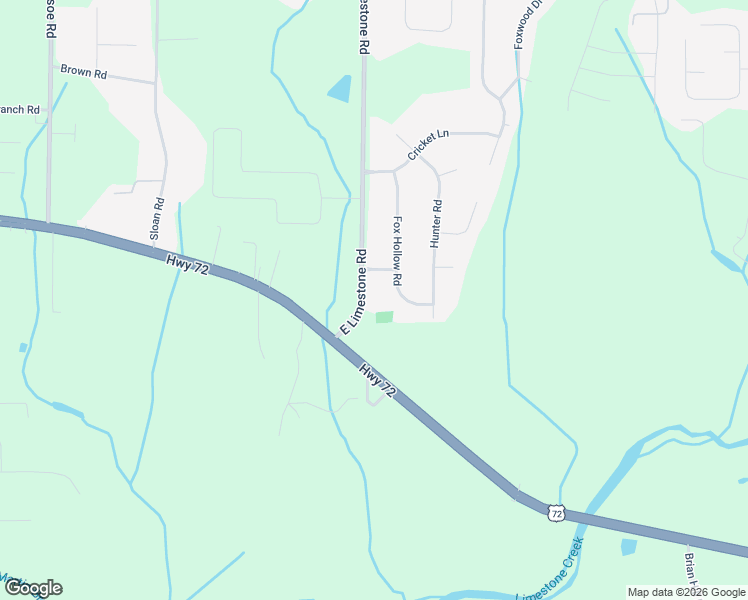 map of restaurants, bars, coffee shops, grocery stores, and more near 14032 East Limestone Road in Harvest