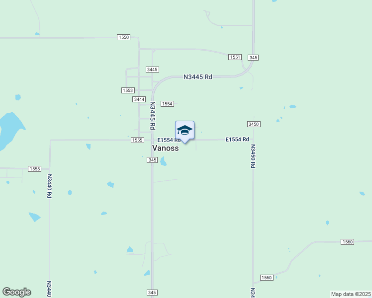 map of restaurants, bars, coffee shops, grocery stores, and more near 4665 County Road 1555 in Ada