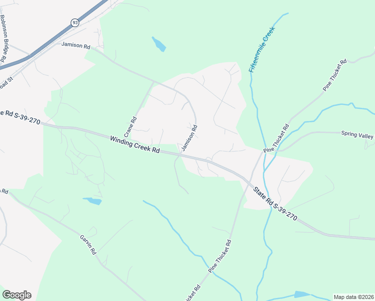 map of restaurants, bars, coffee shops, grocery stores, and more near 704 Winding Creek Road in Liberty