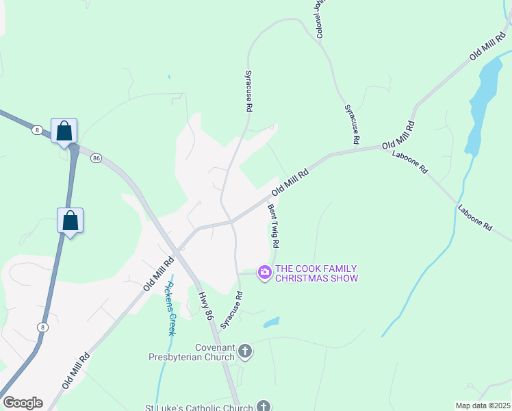 map of restaurants, bars, coffee shops, grocery stores, and more near 1911 Old Mill Road in Easley